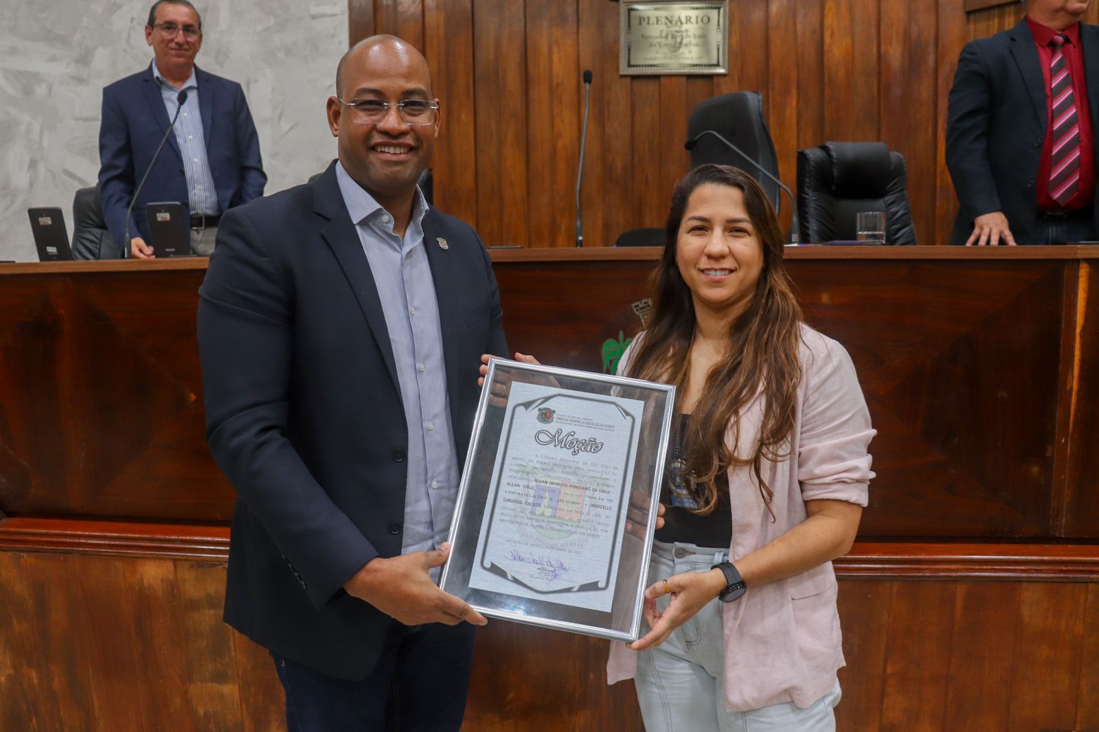 Câmara homenageia delegada titular da Deam de São João de Meriti