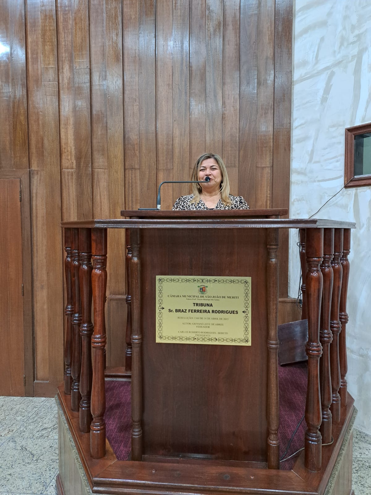 Câmara homenageia delegada titular da Deam de São João de Meriti