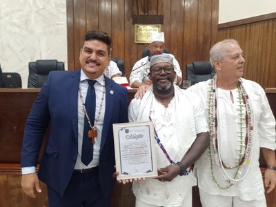 Câmara realiza Sessão Solene em homenagem ao Dia da Umbanda