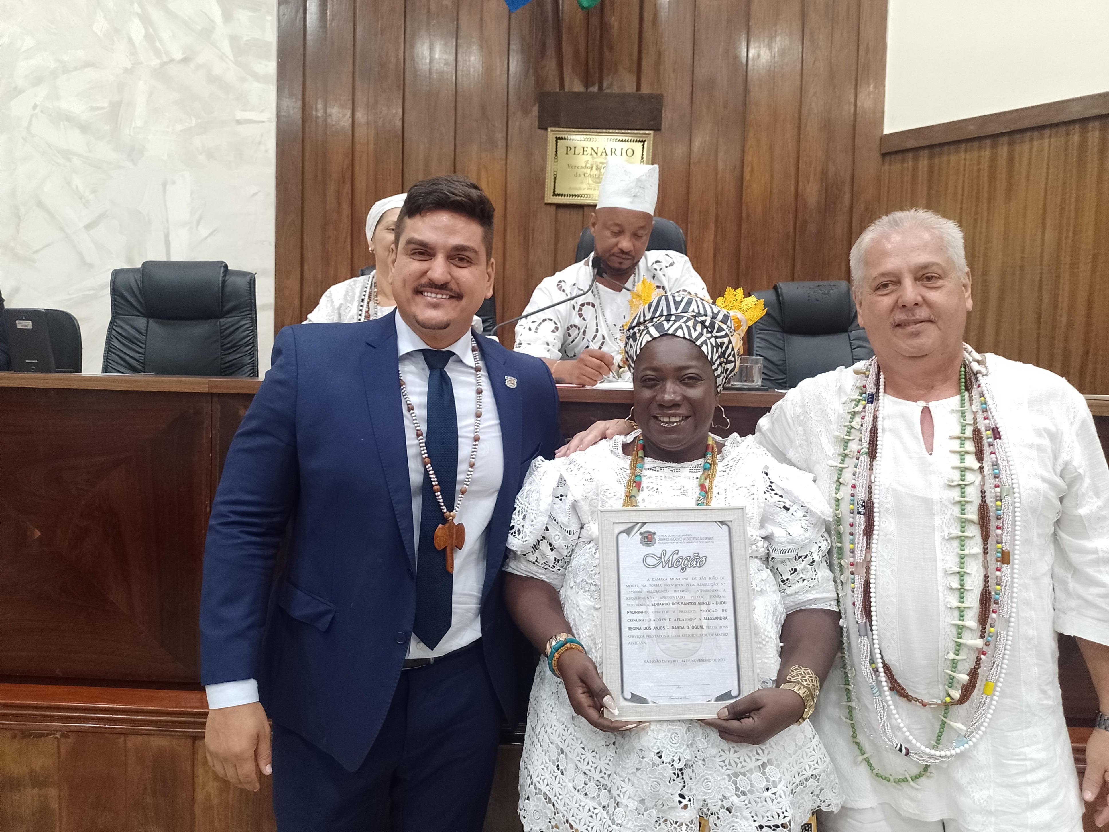 Câmara realiza Sessão Solene em homenagem ao Dia da Umbanda