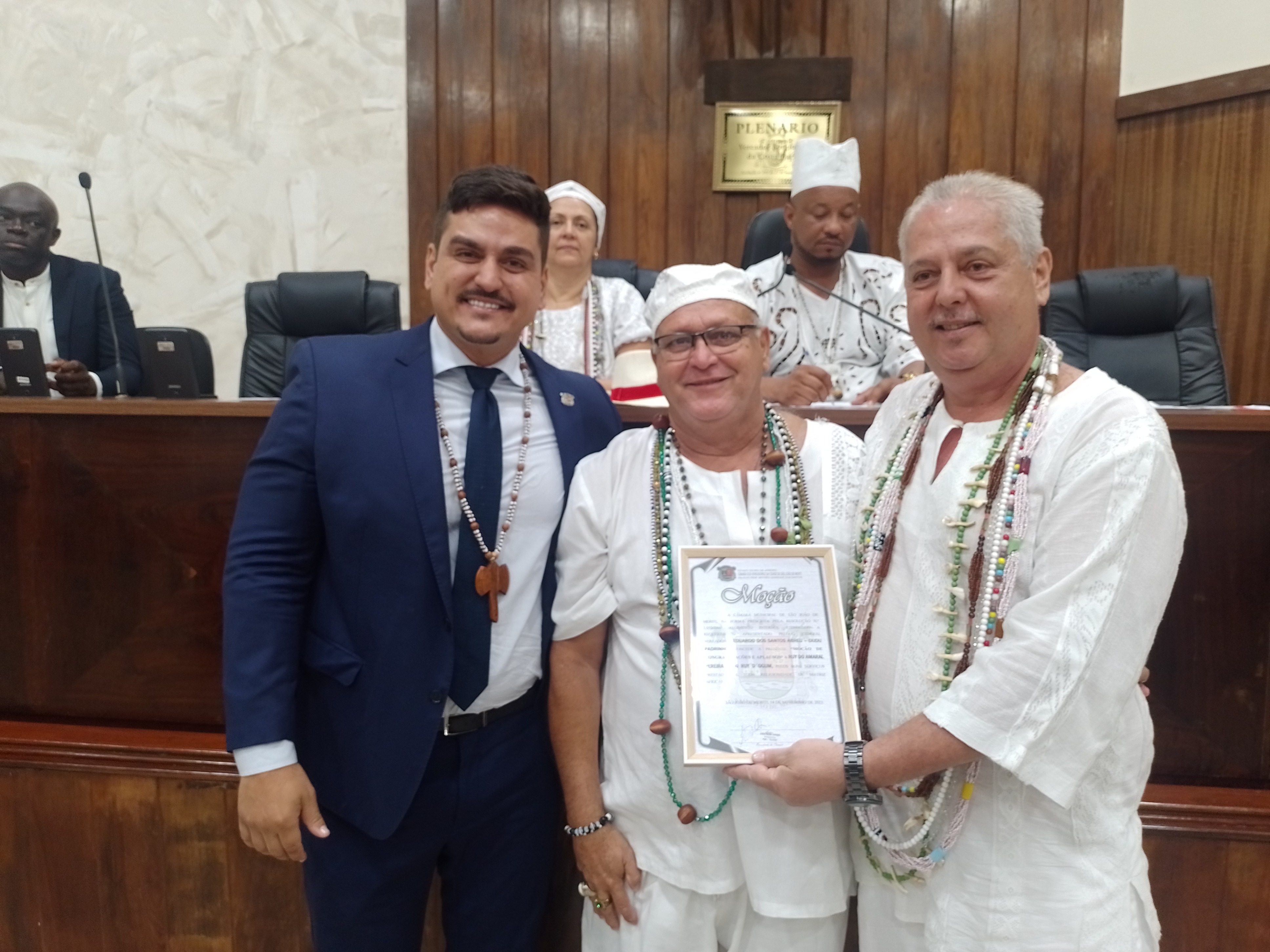 Câmara realiza Sessão Solene em homenagem ao Dia da Umbanda