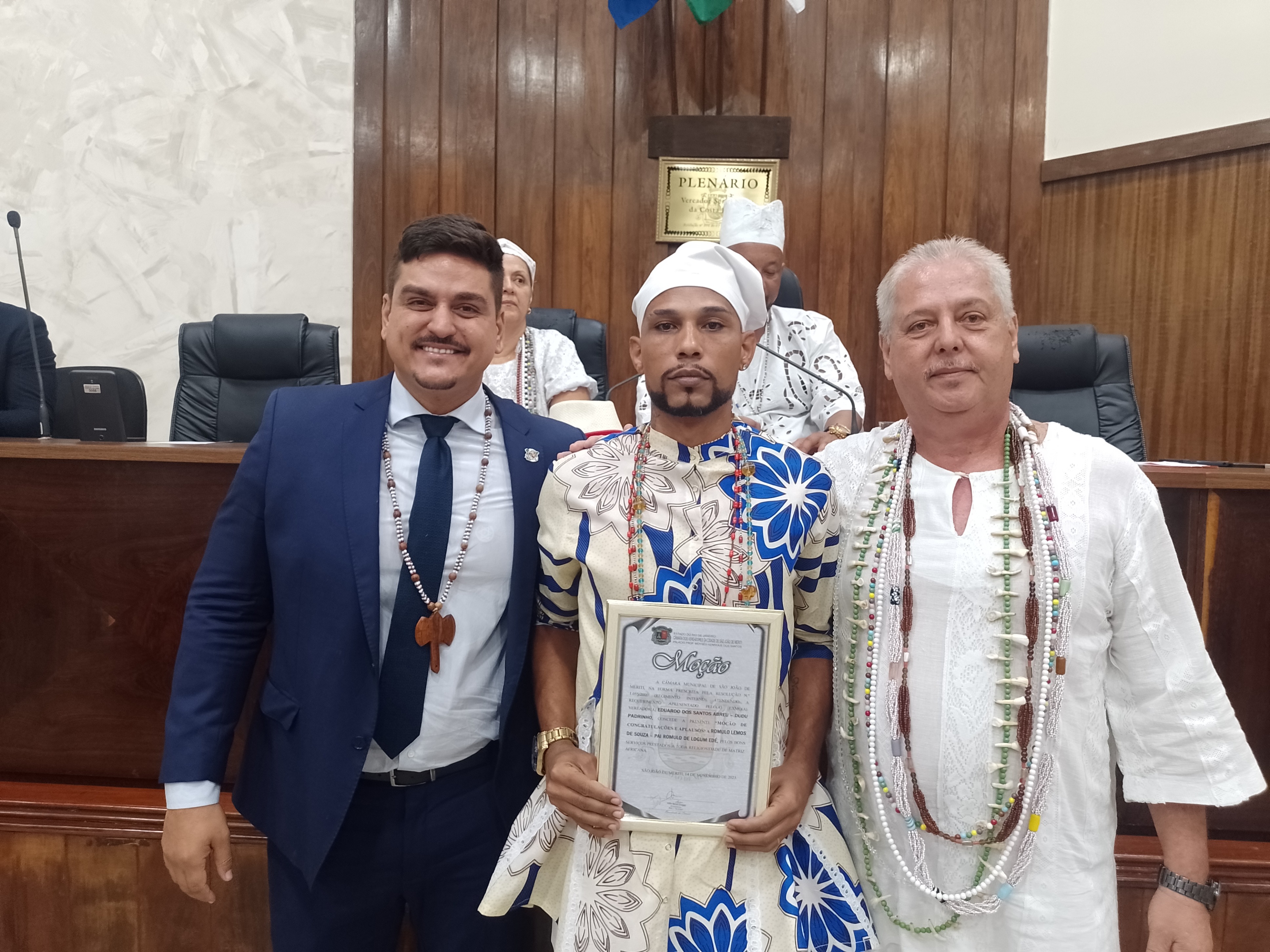 Câmara realiza Sessão Solene em homenagem ao Dia da Umbanda