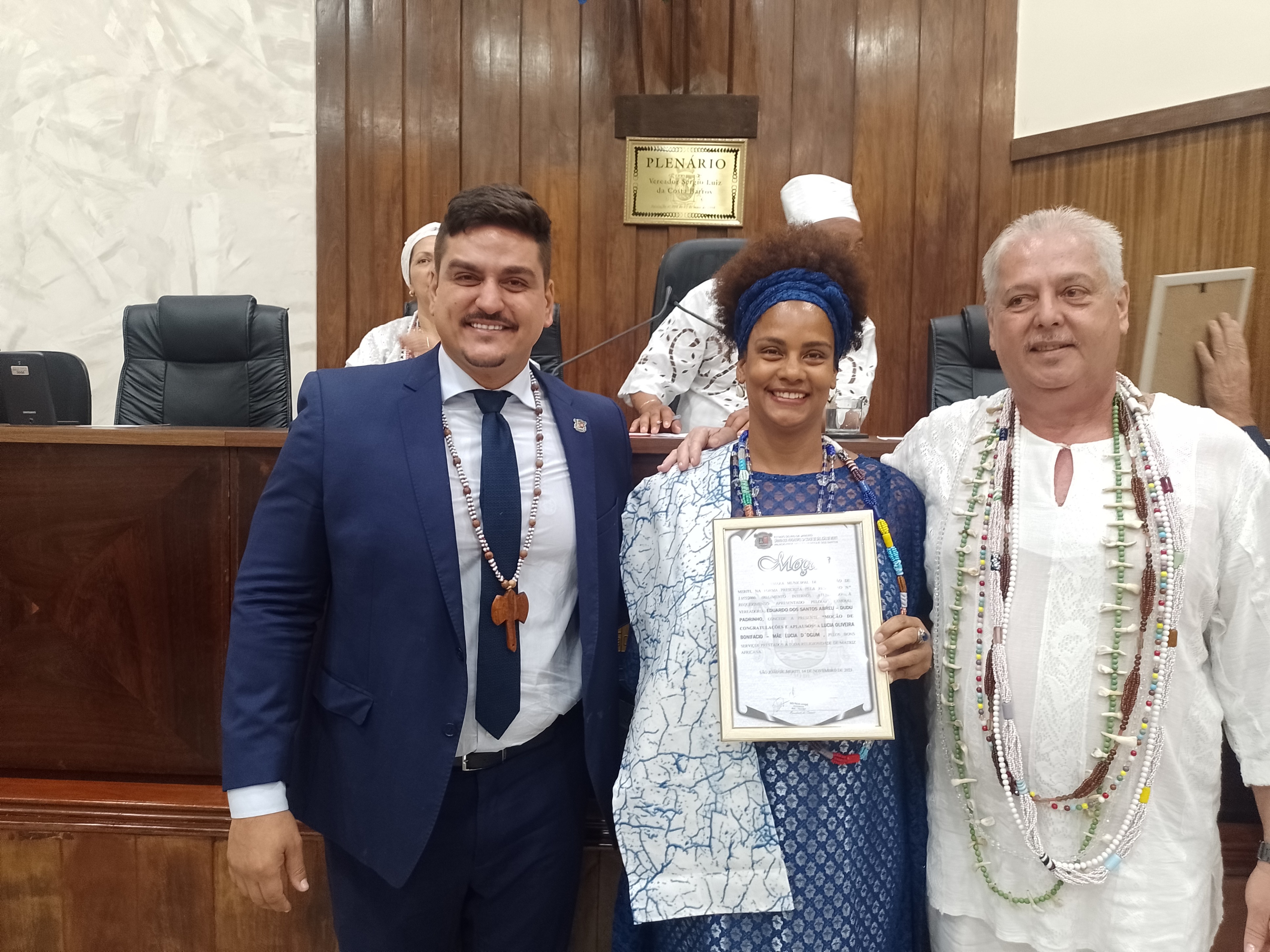 Câmara realiza Sessão Solene em homenagem ao Dia da Umbanda