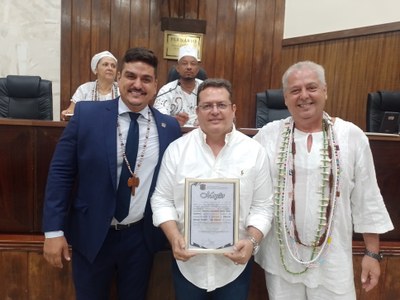 Câmara realiza Sessão Solene em homenagem ao Dia da Umbanda