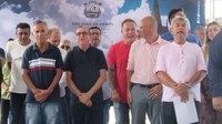 Presidente e vereadores participam de inauguração da nova rodoviária de Éden