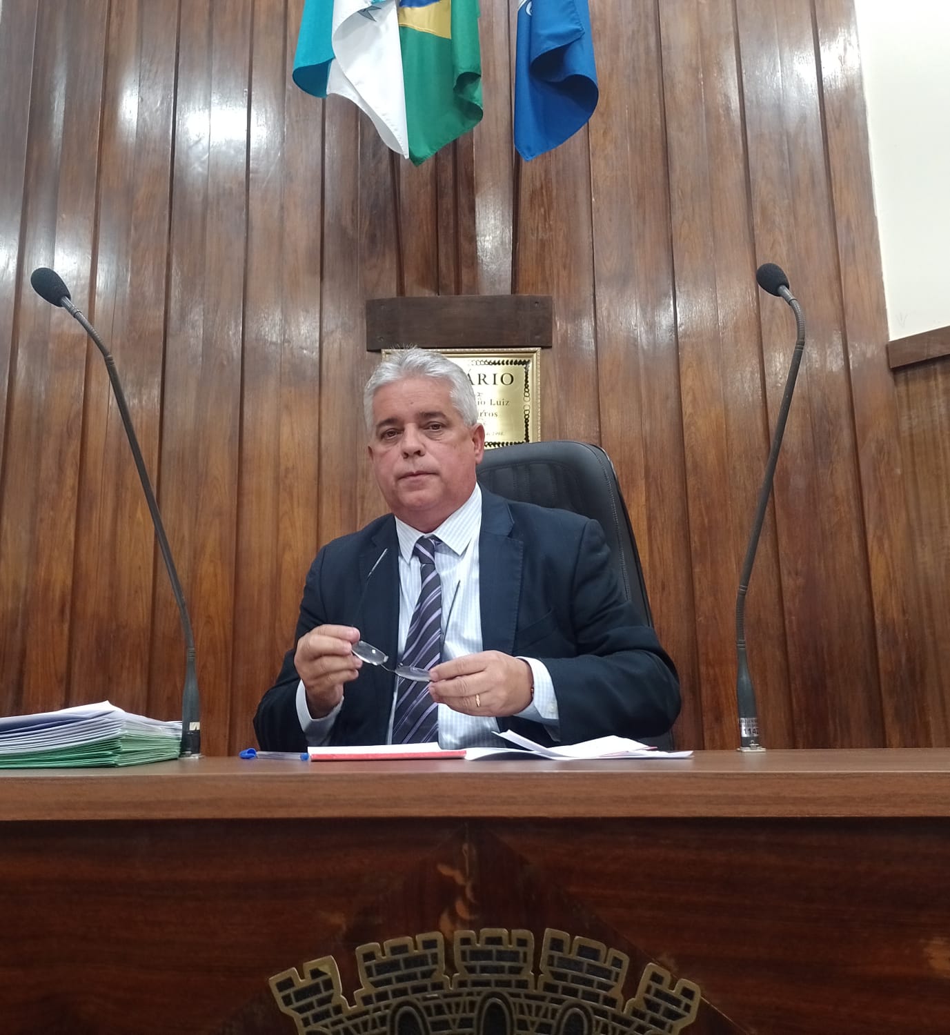 Vereador Rogério Fernandes preside Sessão da Câmara